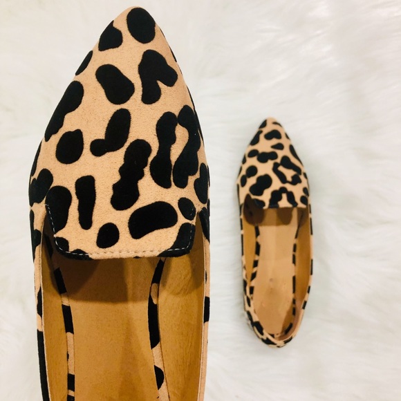 RESTOCK 5⭐️TAN BLACK LEOPARD SLIP-ON FLATS - Shoe - Picture 3 of 5